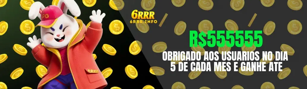 Seleção de ofertas e bônus de boas-vindas no 6RRR cassino